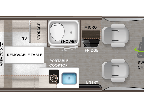 Sanctuary Tranquility 19P floor plan