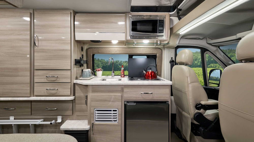 2022 Thor Scope Class B RV 18T Kitchen - Miami Miami Modern Cabinetry