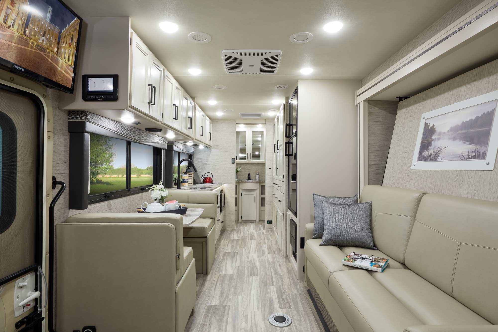 2022 Thor Axis Class A RV 24.3 Front to Back - Home Collection Estate Grey