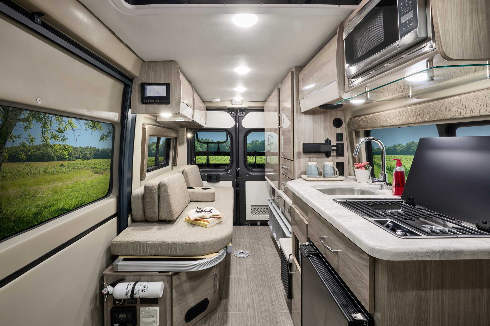 2022 Thor Scope Class B RV 18T Front to Back - Miami Miami Modern Cabinetry