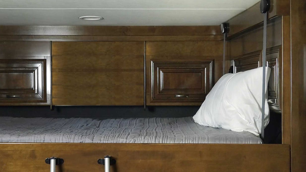 Project 2000 euro style drop down overhead bunk