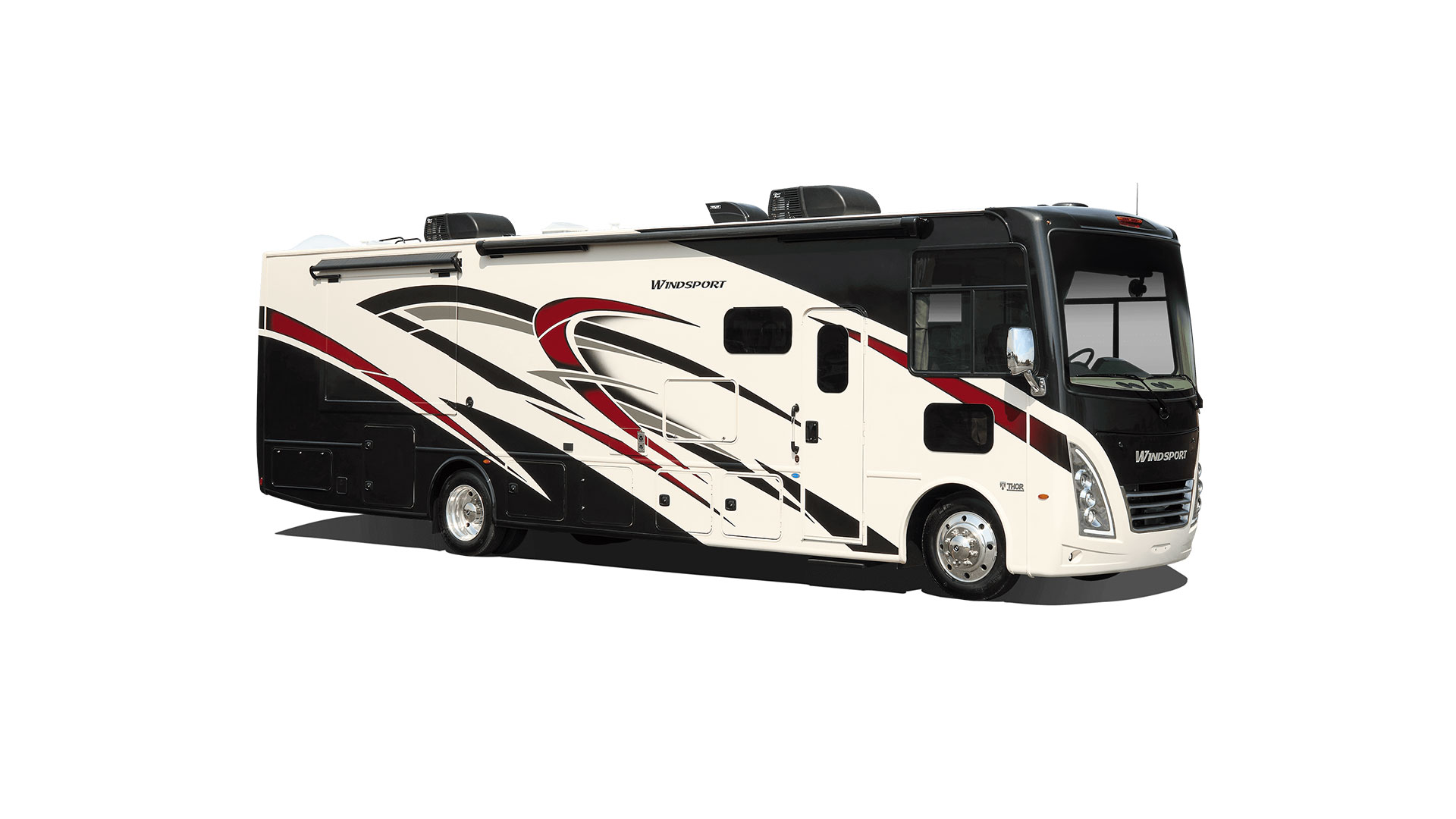 2022 Thor Windsport Class A Sunset Red Partial Paint social photo