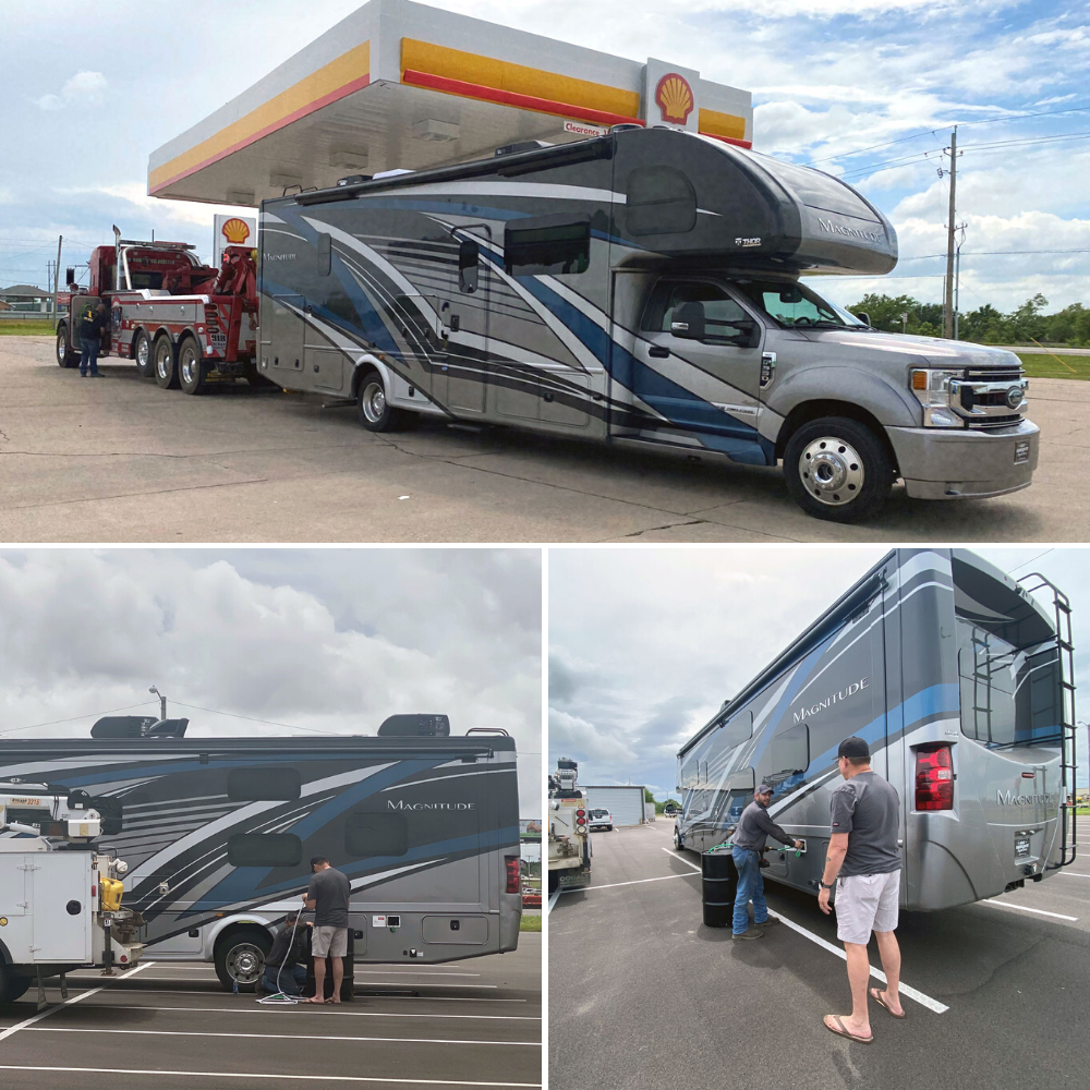 Blog the detour is the destination neuens blog Thor Magnitude Super C Diesel RV