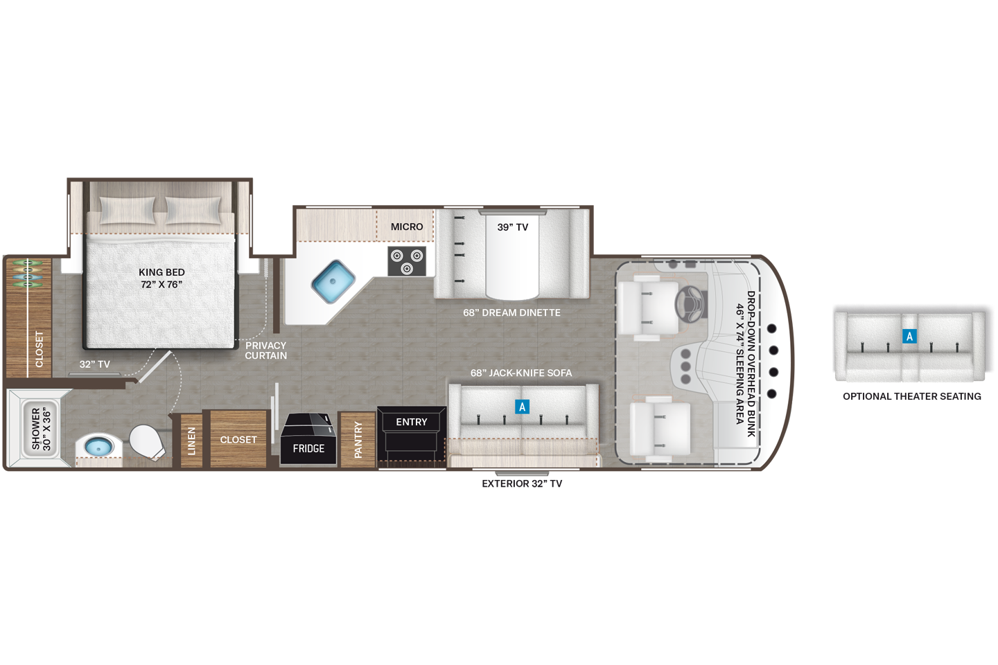 ACE 29G · Floor Plan