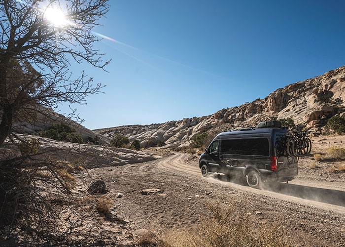 2022 Sanctuary Tranquility Class B RV All Terrain Tires Off road tires Lifestyle Key Feature - Sprinter Van Lifestyle Utah