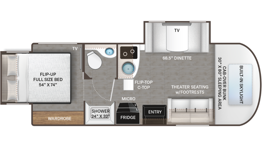 Delano 24RW floor plan
