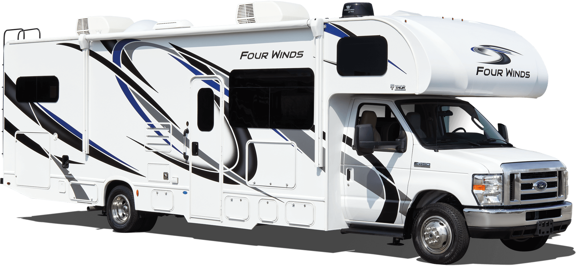 2021 Thor Four Winds Class C RV Cool Blue HD-Max Exterior