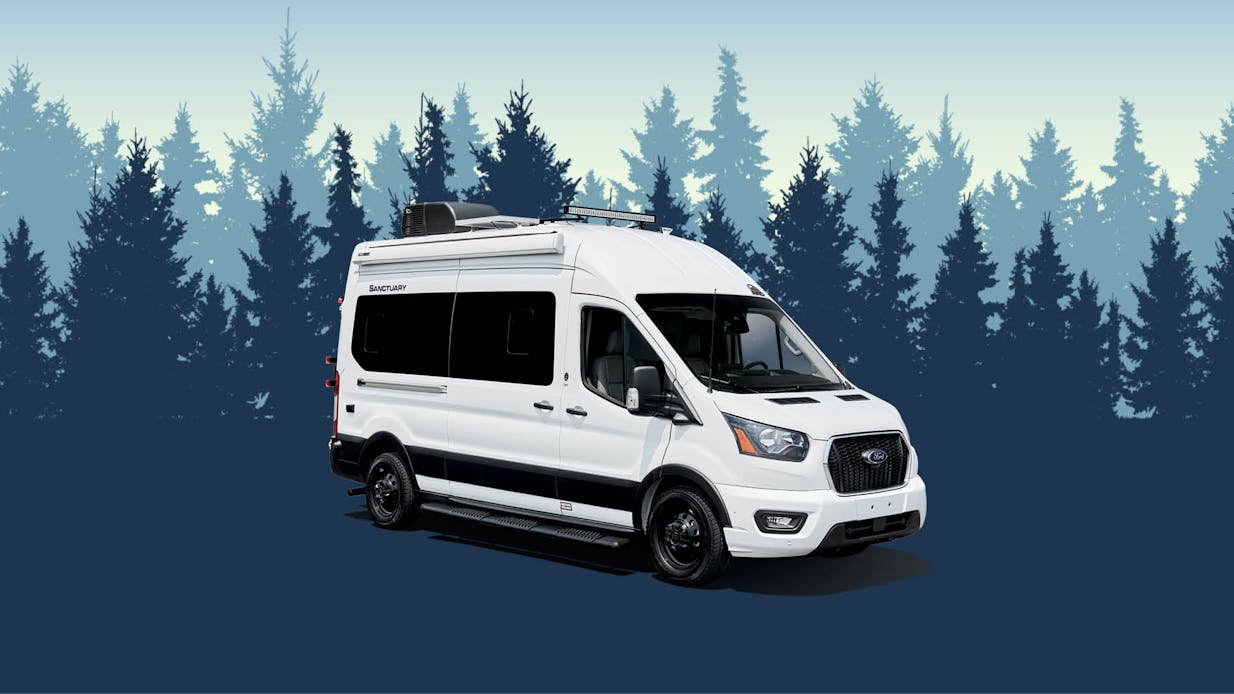 2023 Thor Sanctuary Ford Transit Chassis Arctic White Exterior Slider
