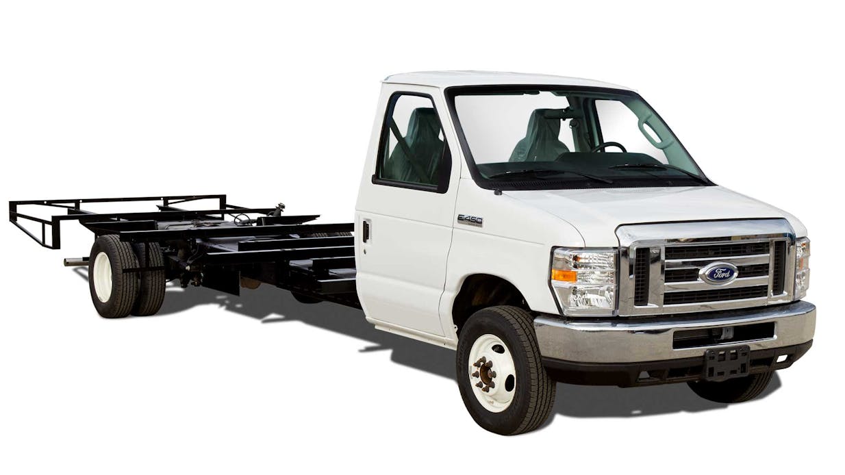 2019 MorRyde Foundation Ford E-450 Chassis Class C RV Chassis Key feature