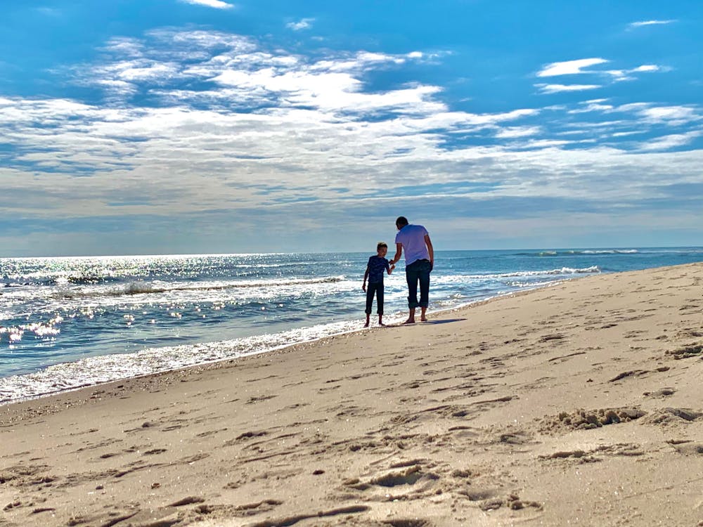Blog photo Hangin' with the Hagens in Ho-Hum RV Park Lou St. George Island Florida beach