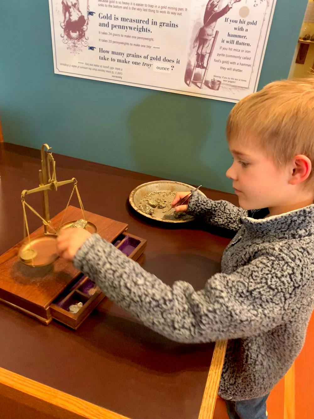 Blog Photo 7 Lessons Kids Learn Through RVing - Lou at museum