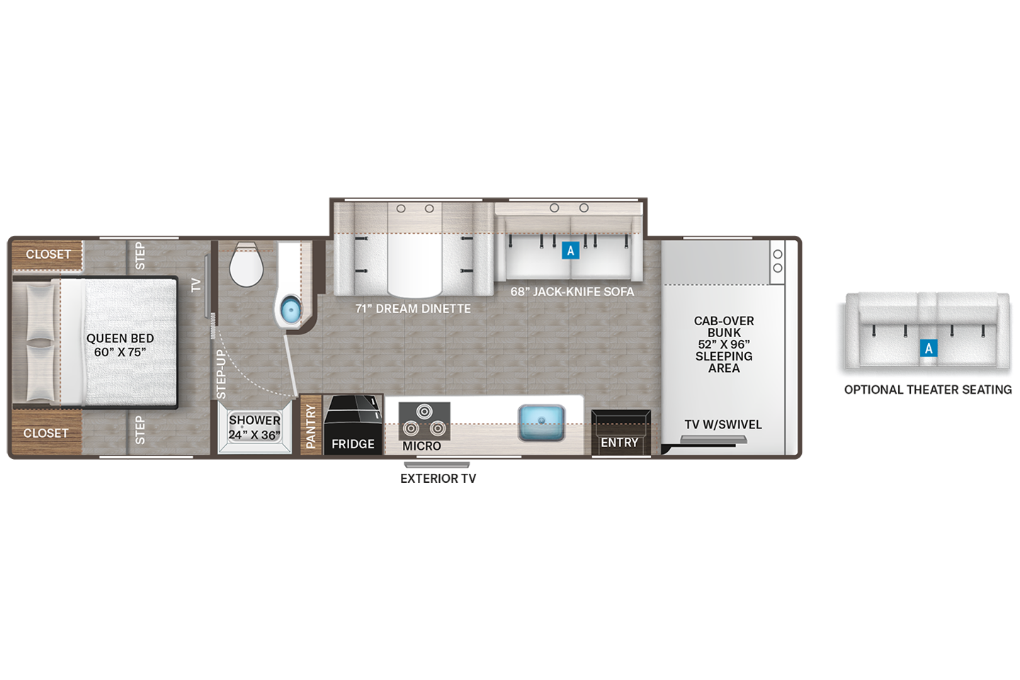 Four Winds 31M · Floor Plan