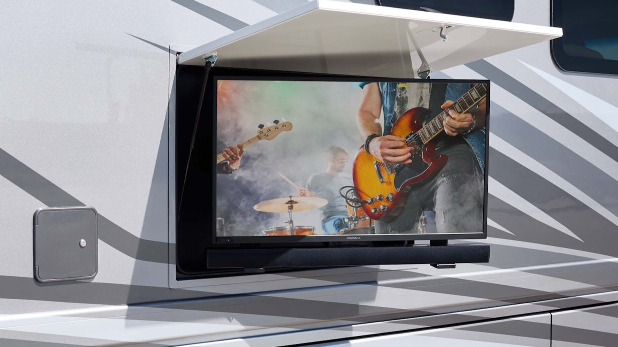 2023 Class A Diesel Exterior TV Key Feature Photo