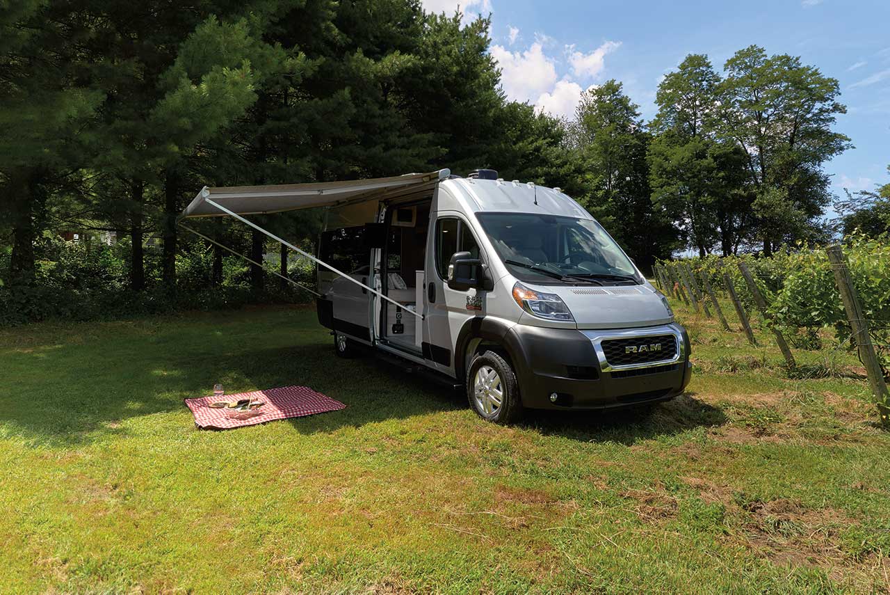 2020 Thor Sequence Class B RV Lifestyle sequence at winery exterior outside