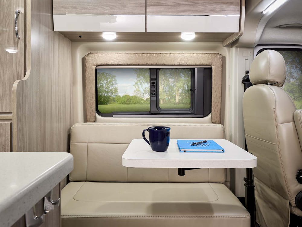 2022 Thor Sequence Camper Van 20J Miami Modern Swing Arm Table