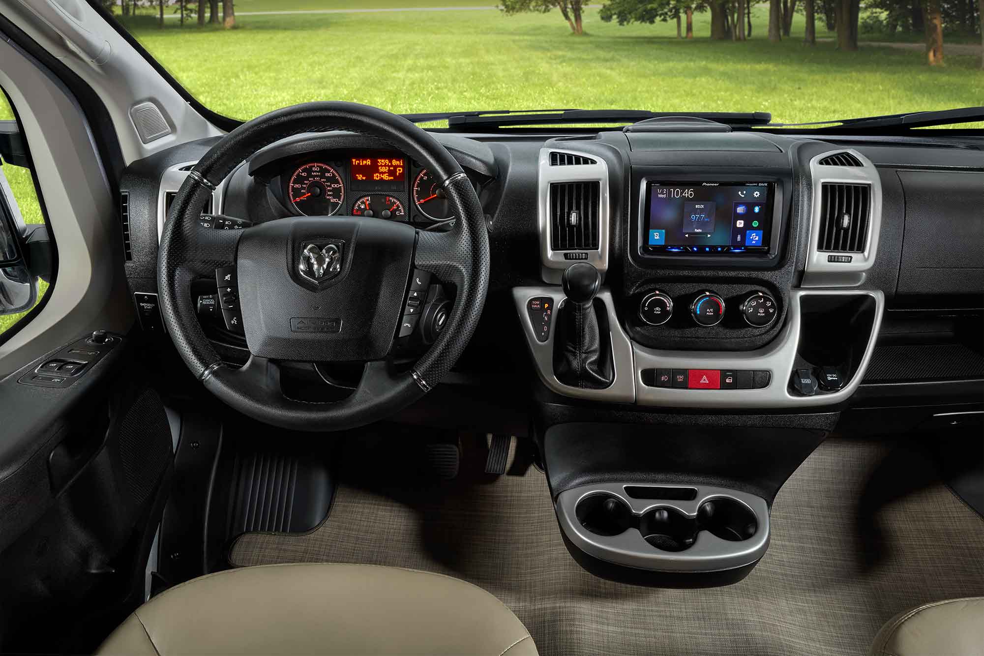 2022 Rize Class B Motorhome Dashboard