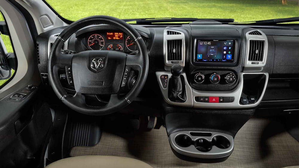 2022 Rize Class B Motorhome Dashboard