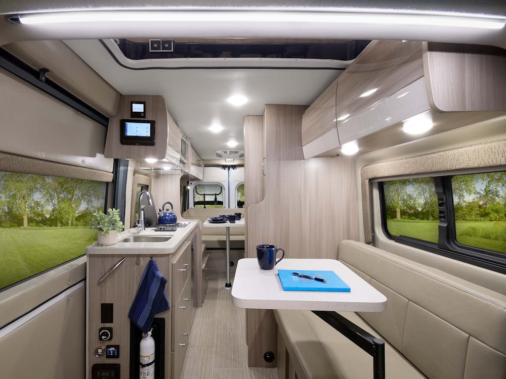 2022 Thor Sequence Camper Van 20J Miami Modern Front to Back