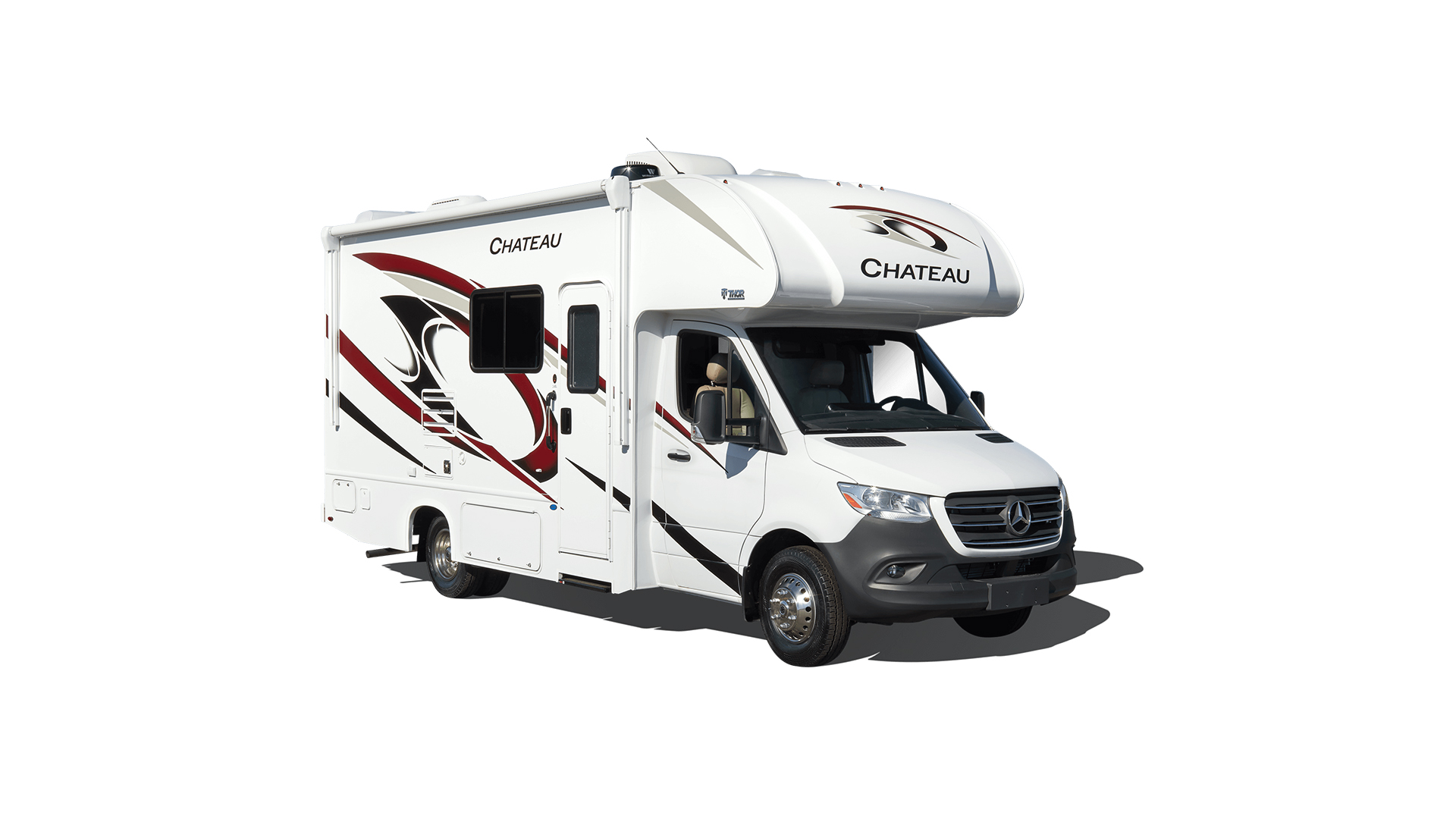 2022 Thor Chateau Mercedes Sprinter RV Rodeo Red Standard Graphics Exterior social photo