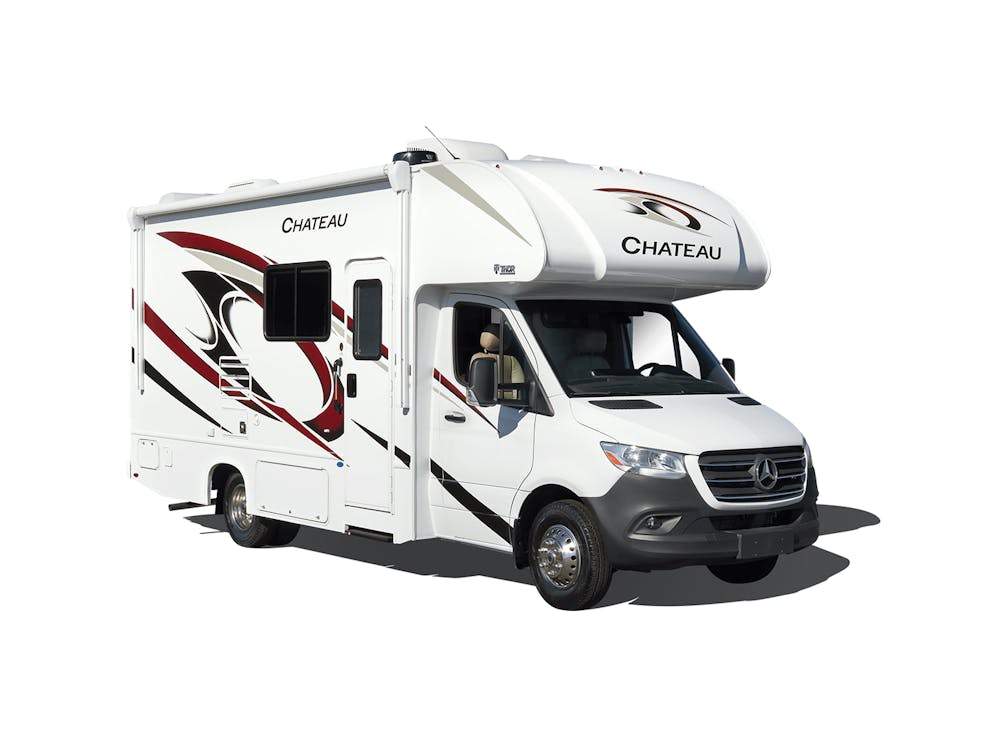 2022 Thor Chateau Mercedes Sprinter RV Rodeo Red Standard Graphics Exterior social photo