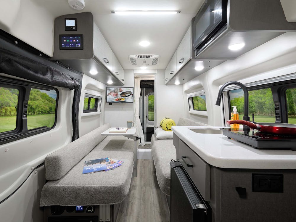 Talavera 1930 Charcoal Fusion Interior Front to Back