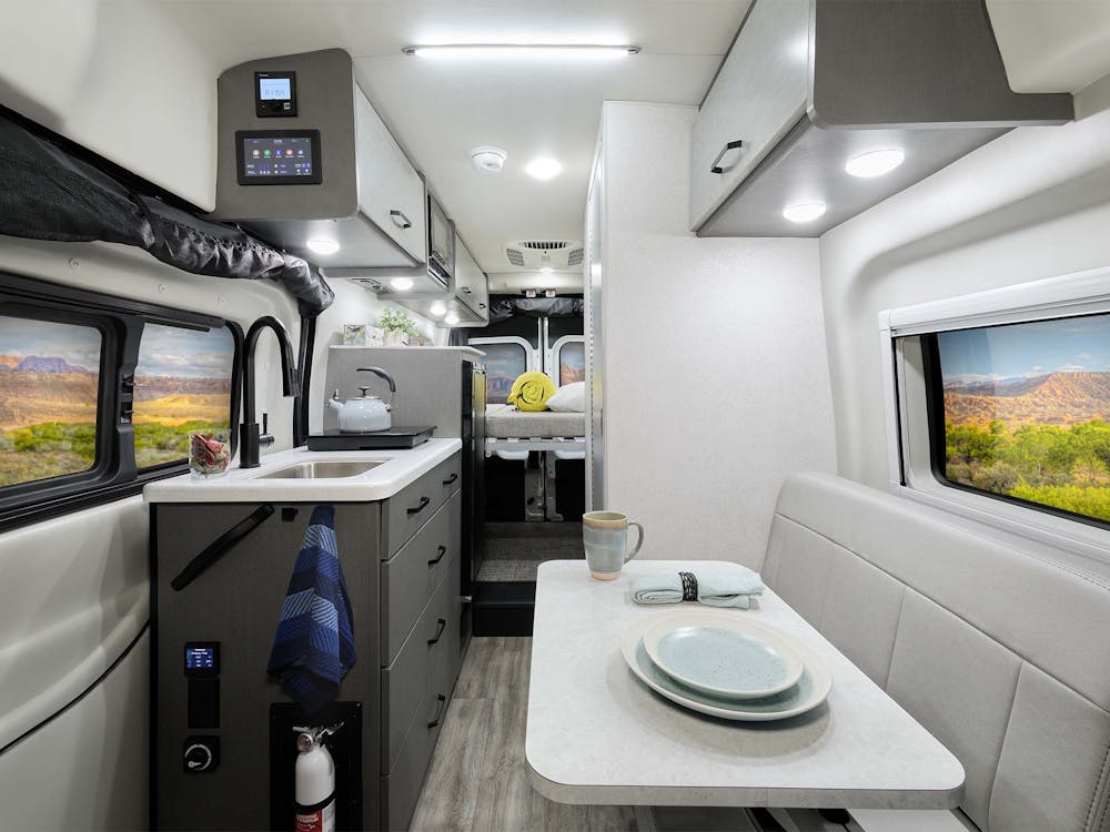 Talavera 1920 Charcoal Fusion Interior Front to Back