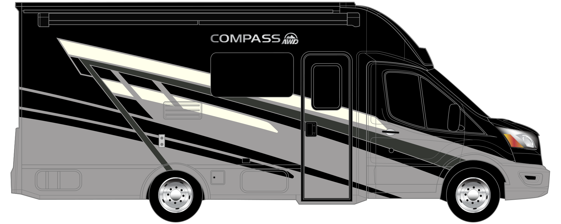 Compass Brilliant Carbon paint