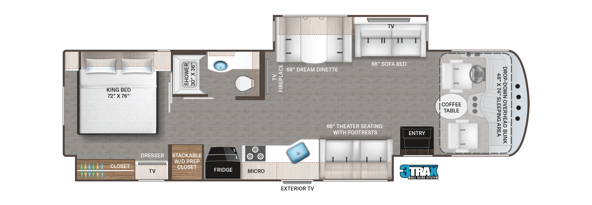 Luminate CC35 Floorplan - Thor Motor Coach