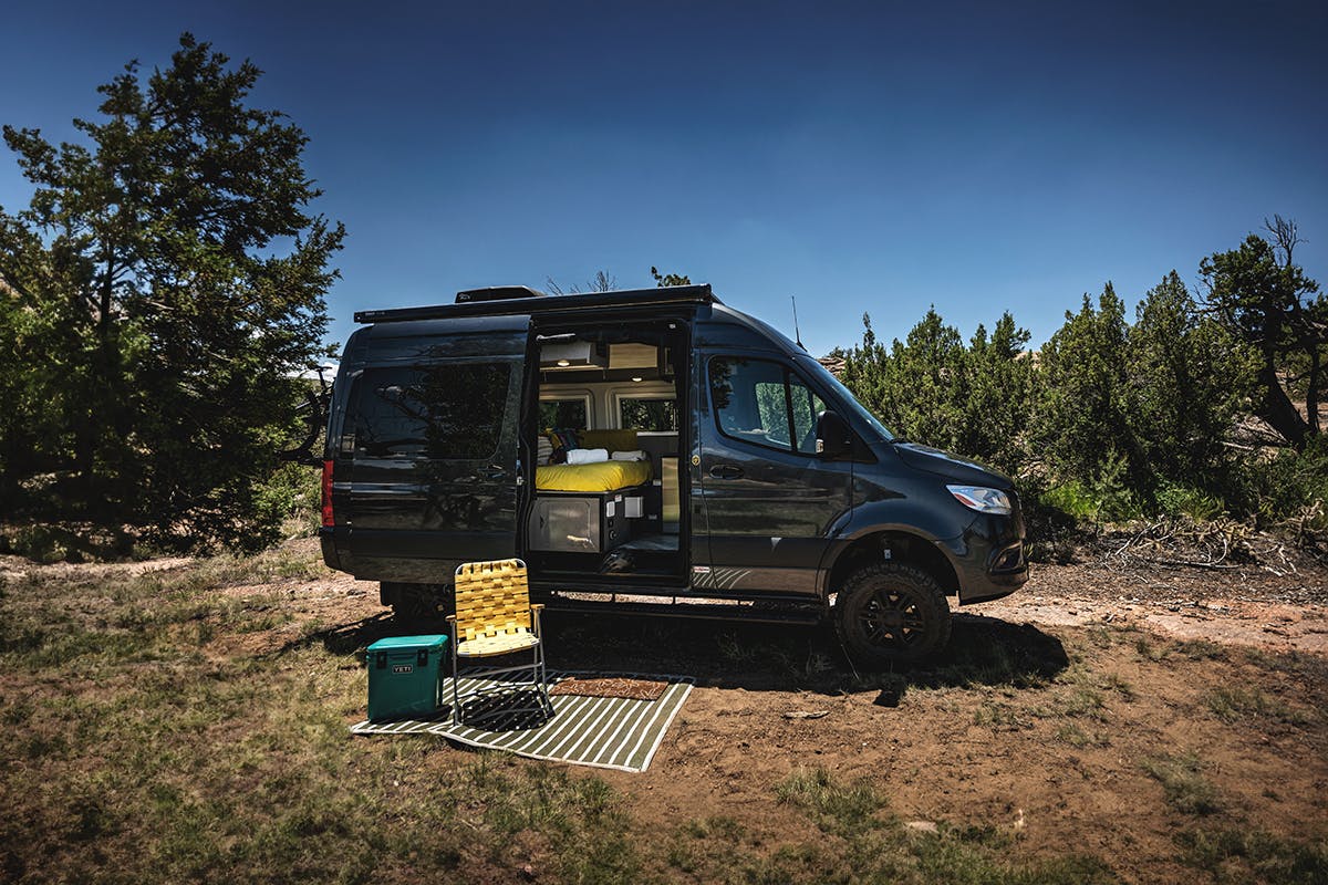 Mercedes Sprinter Class B Van in colorado desert