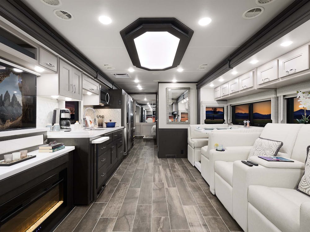 2025 Aria 3702 Naples with Ashville Cabinetry Front to Back
