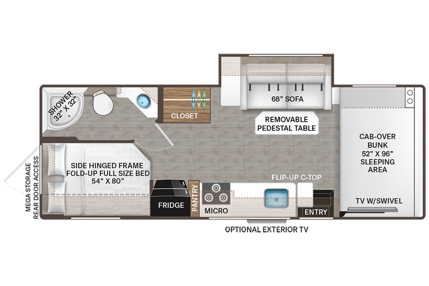 Chateau 26X · Floor Plan