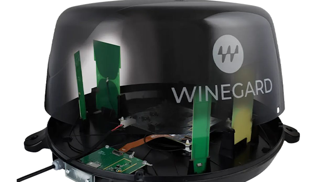 Winegard unit for top of motorhome
