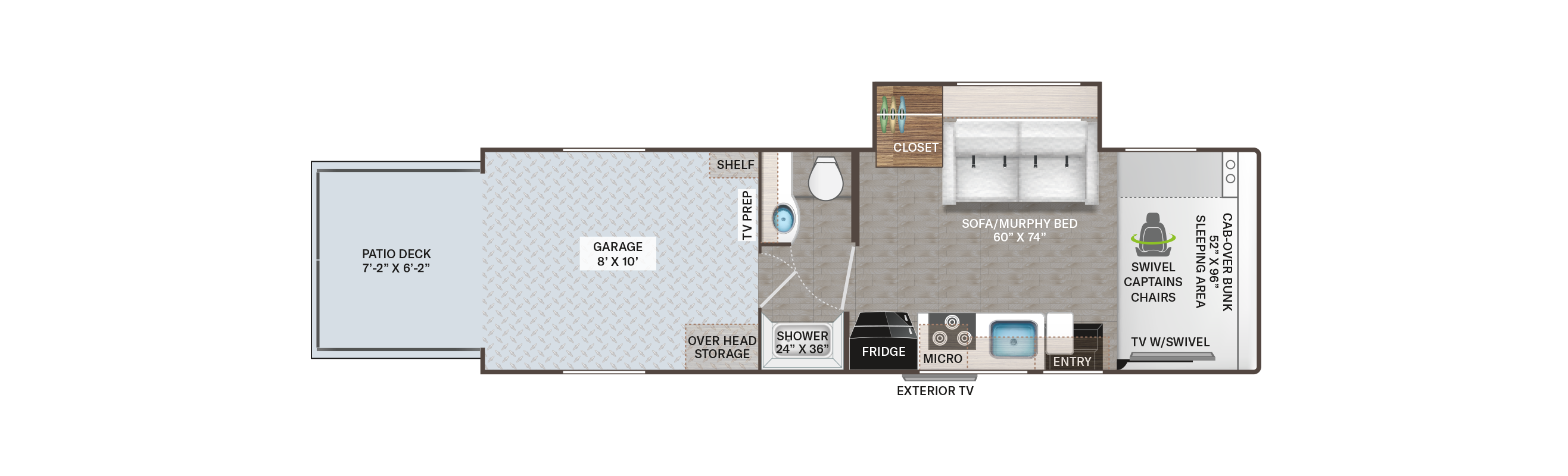 Outlaw Class C 29T Floor Plan