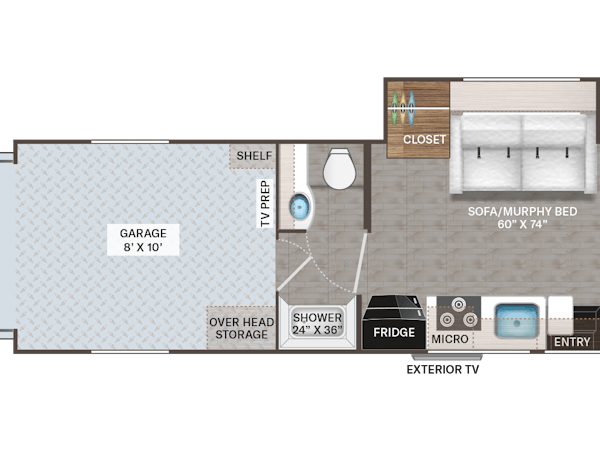 Outlaw Class C 29T Floor Plan