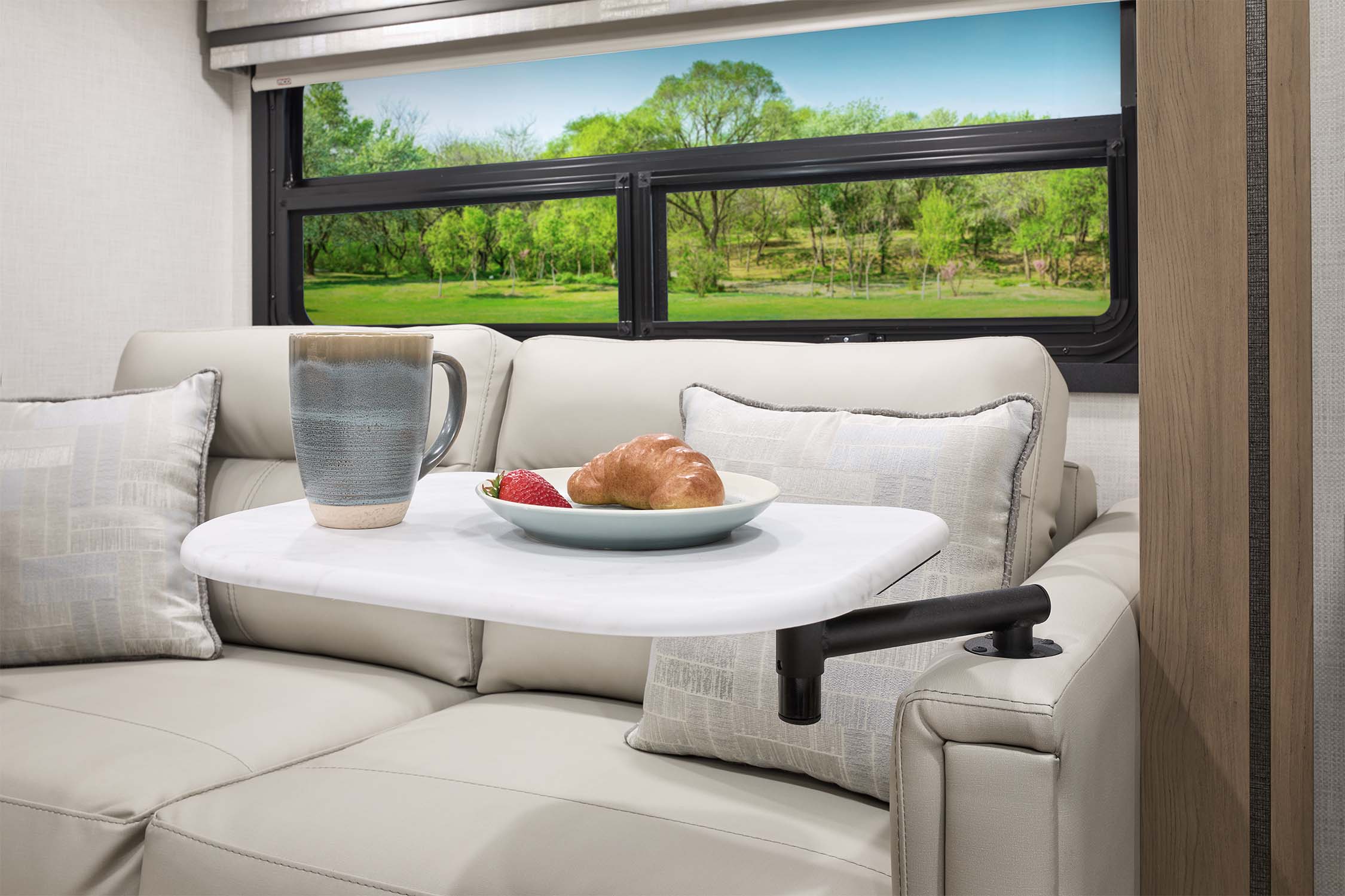 2026 Axis 24.1 Seapearl Napa Collection Sofa Swing Arm Table