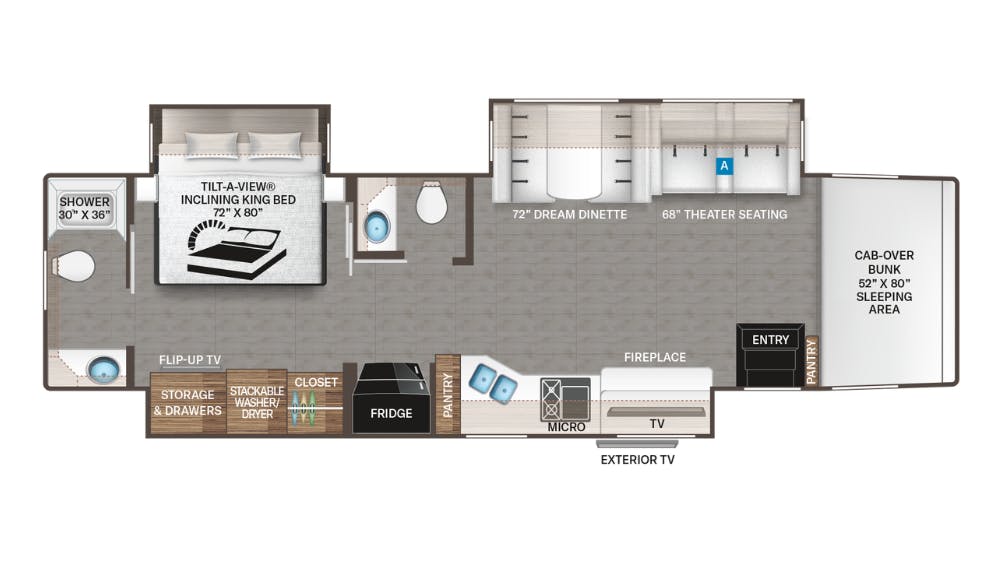 38DX Floor Plan