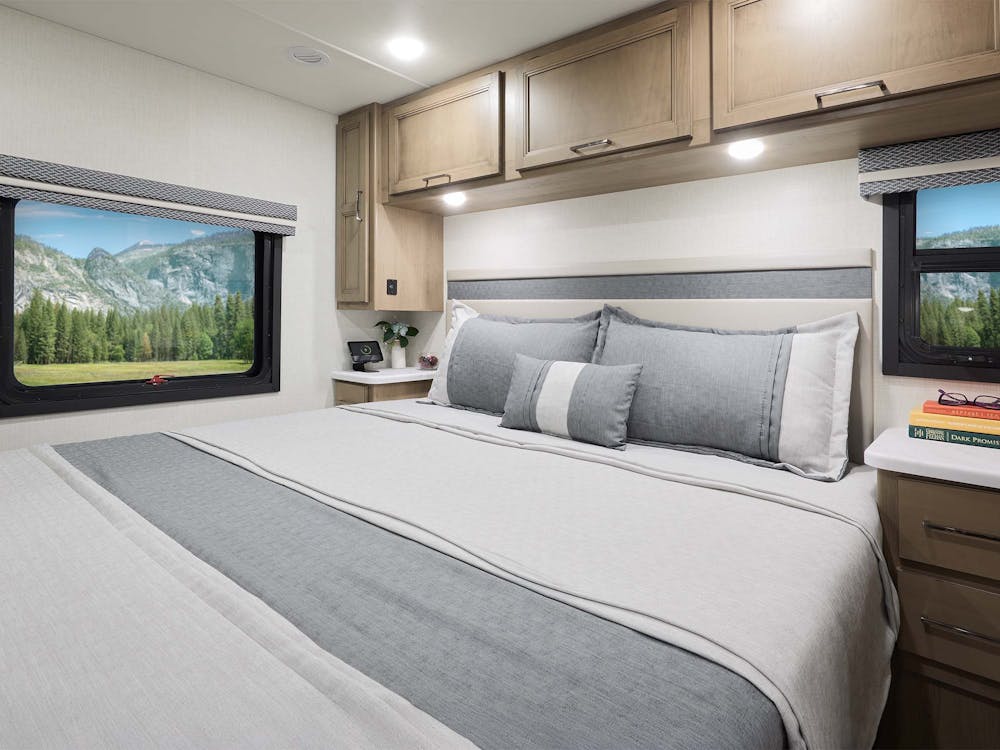 2026 Hurricane 35R Nantucket Blue 2 Retreat Collection Bed