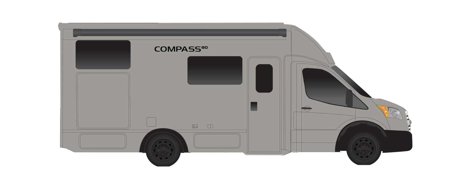 2026 Compass GO Full Body Paint Alpine Drift