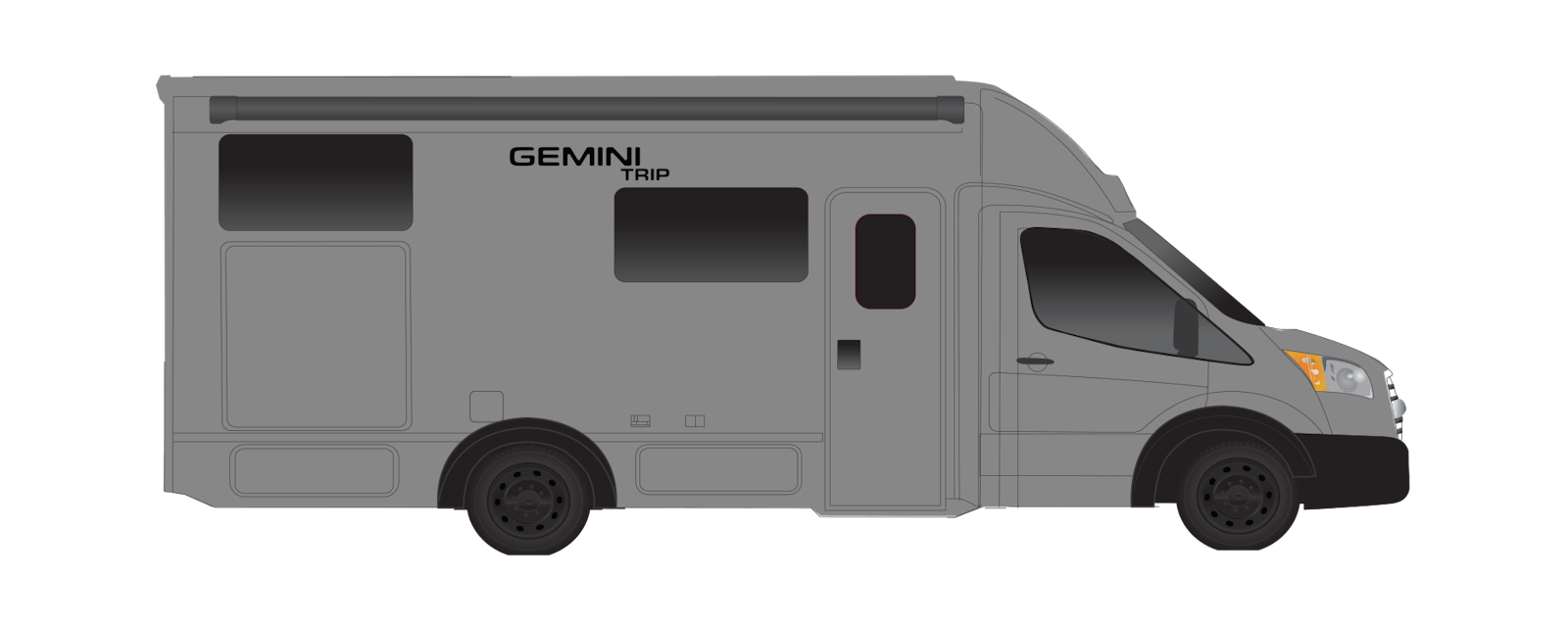 2026 Gemini Trip Full Body Paint Rock Solid
