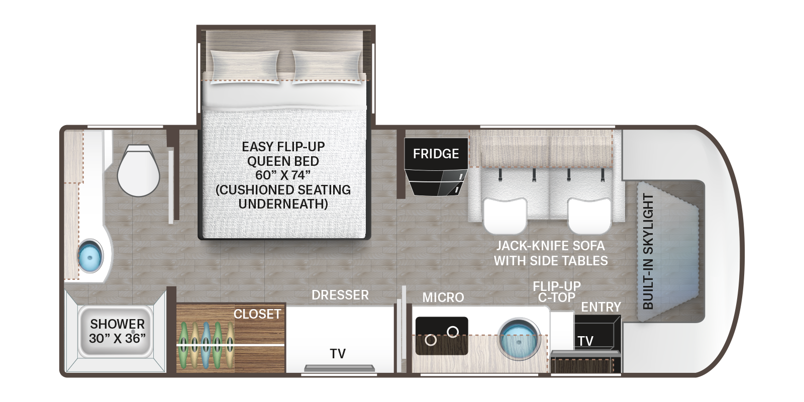 2026 Compass 24JG Floor Plan