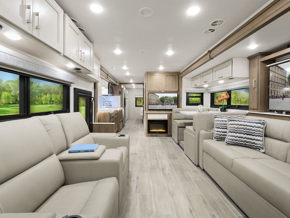 2026 Pasadena SV 38FX Sapphire Desert Chalet Front to Back
