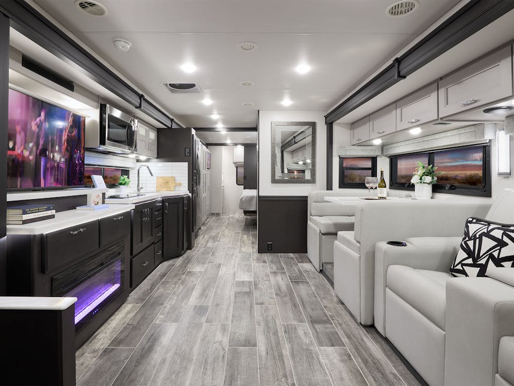 2026 Inception HD 38DX Black Stone Asheville Collection Front to Back