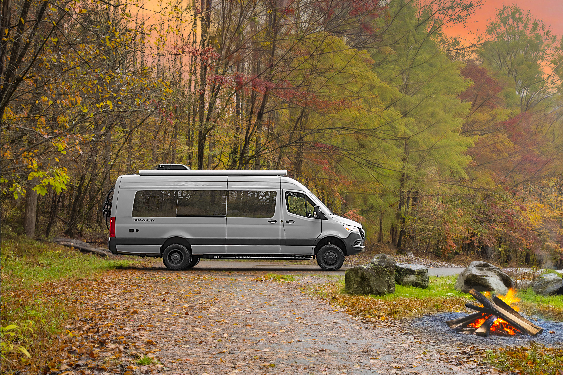 2026 Tranquility 24A Silver Grey Exterior Campfire