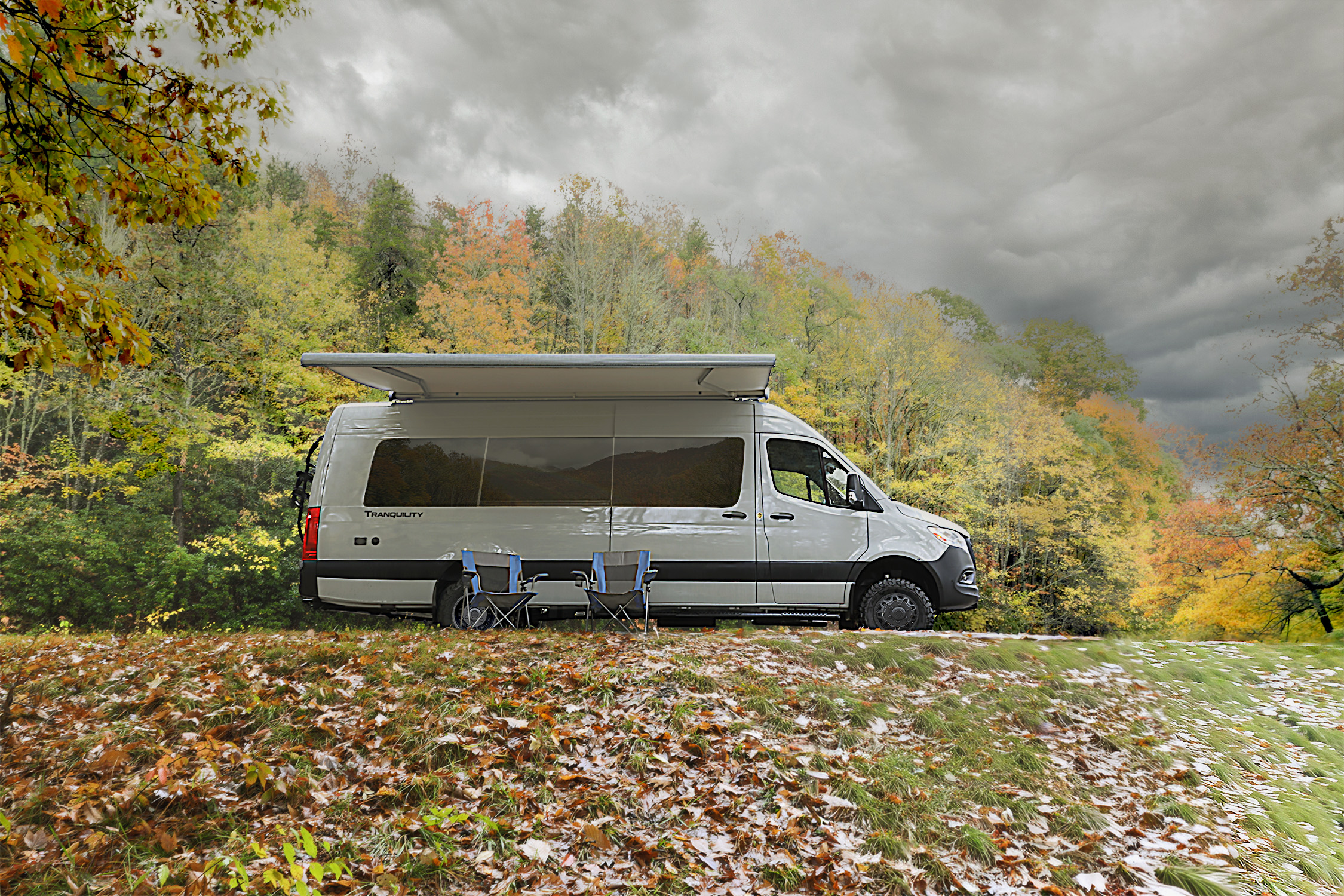 2026 Tranquility 24A Silver Grey Exterior Stormy