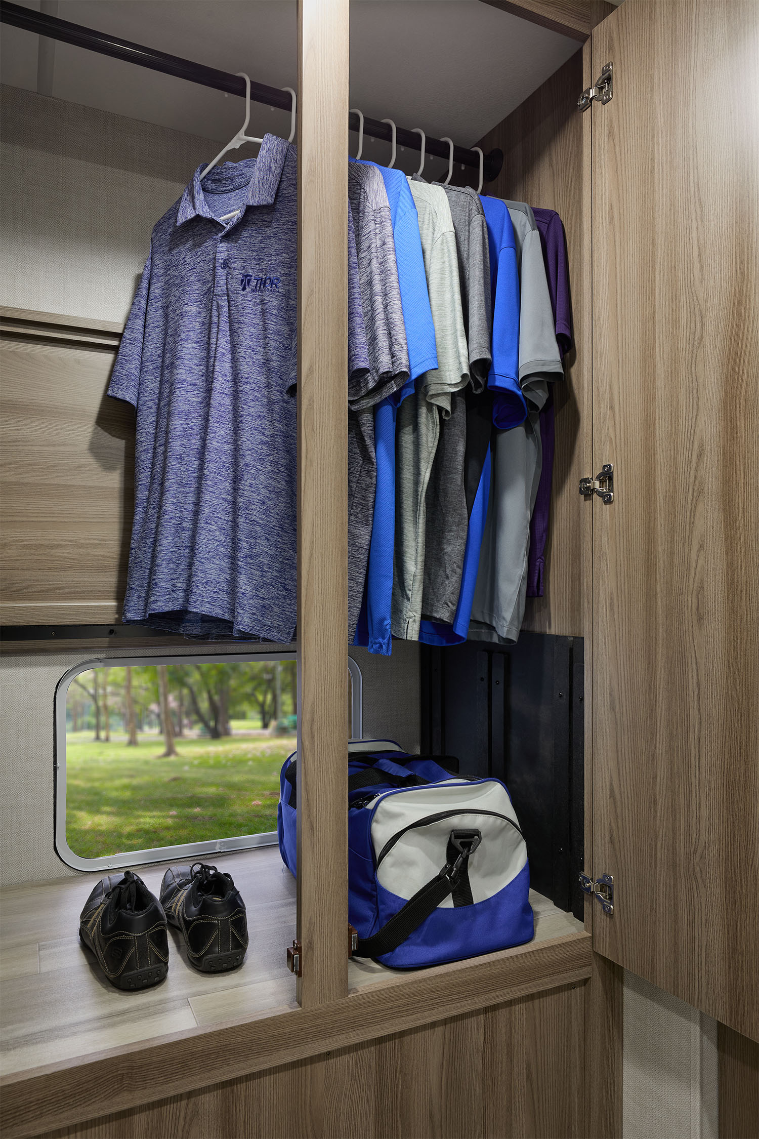 2026 Gemini 24JG Snow Leopard Modern Mocha Bedroom Closet