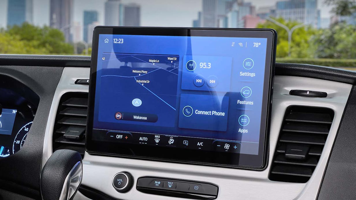 2023 BL BW GT RT Ford Transit Dash Radio