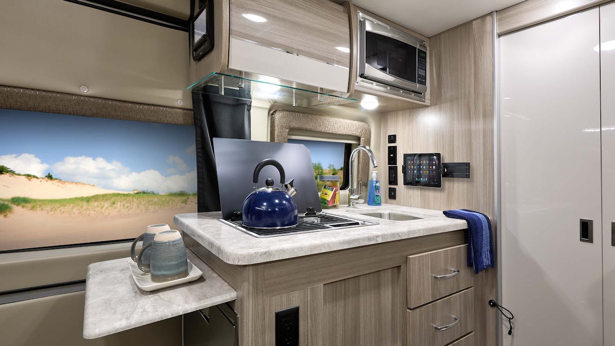 2022 Thor Scope Class B RV 18M Kitchen - Miami Miami Modern Cabinetry