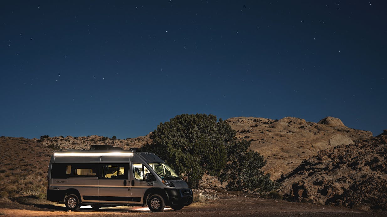2021 Thor Tellaro Class B Camper Van Lifestyle photo shoot corporate in utah