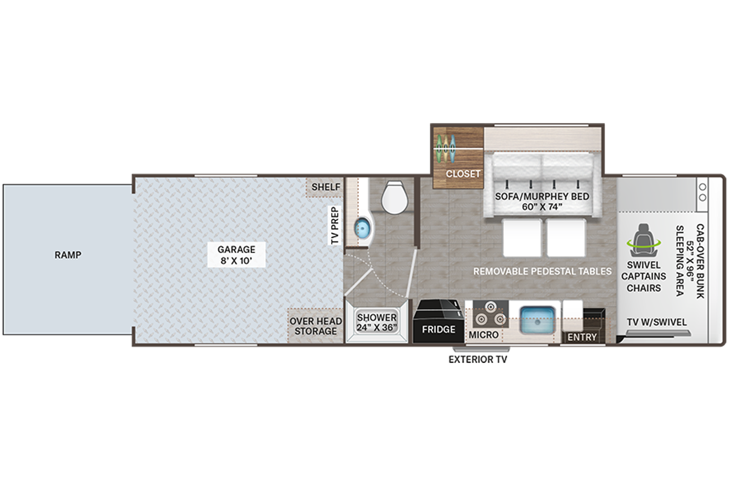 Outlaw 29T · Floor Plan