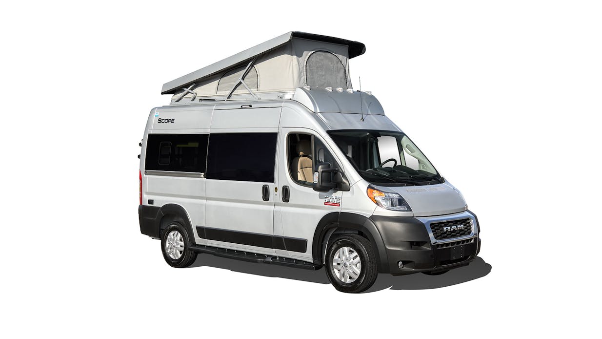 2023 Thor Scope Class B Camper Van Silver Exterior for social